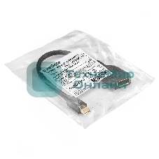 Кабель miniDisplayPort-DisplayPort ExeGate EX-CC-mDPM-DPF-0.15 (mini20M/20M, 0,15м)