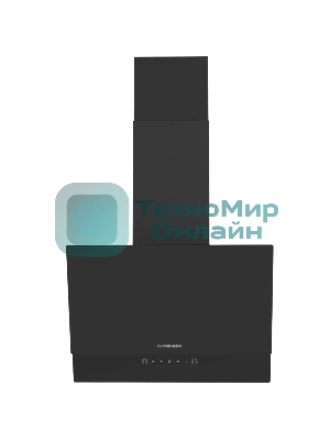 Вытяжка наклонная Kuppersberg F 603 B черный, 60 см, 1300 куб. м/ч, 53 дБ