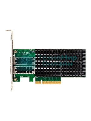 Сетевой адаптер ExeGate EXE-MCX4-2SFP28 (PCI-E x8 v.3, порты 2x SFP28, Dual 25/10/1Gb/s, RDMA NIC Chipset Mellanox ConnectX-4)
