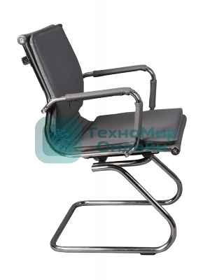 Кресло Бюрократ CH-993-Low-V/grey серый, экокожа, 120 кг, механизм качания, низкая спинка