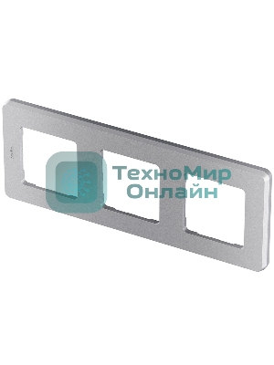 Рамка 3 поста алюминий