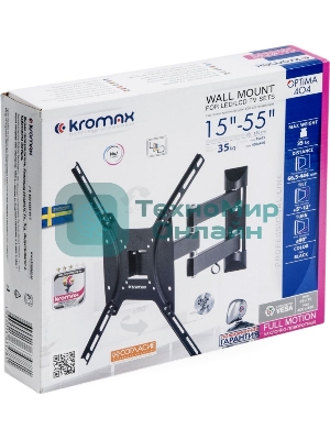 Кронштейн Kromax Optima-404 черный 15