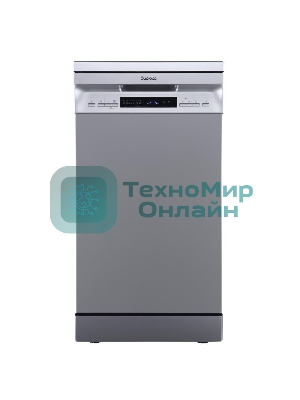 Посудомоечная машина Бирюса DWF-410/5 M, серый, 44.8 см, 10 компл., 49 дБ, класс A++