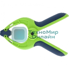 Струбцина клещеобразная Сибртех, пл. корп., 2-х комп. рукоятки, усиленная пружина,1-5/8