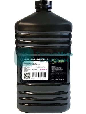 Тонер Cactus CS-TSGHPM-500 пурпурный флакон 500гр. для принтера Samsung Universal CLP-K300A/CLT-K404; HP W2070/1/2/3