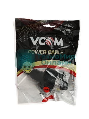 Кабель-переходник UPS->розетка VCOM (IE-320 C14 to Socket Type-F) 3Gx0,75мм VDE CE002