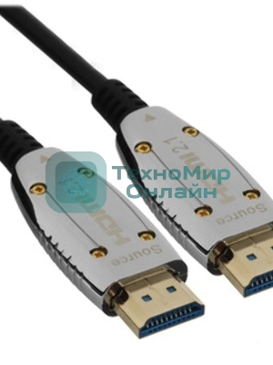Кабель Активный оптический кабель HDMI 19M/M,ver. 2.1, 8K@60 Hz 15m Telecom TCG2120-15M