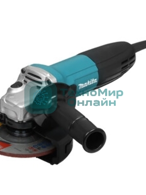 Угловая шлифовальная машина Makita GA5030RK 720Вт 11000об/мин рез.шпин.:M14 d=125мм