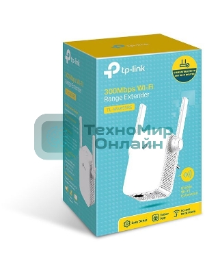 Усилитель сигнала TP-LINK SOHO TL-WA855RE Усилитель беспроводного сигнала, скорость до 300 Мбит/с поставляется без кабеля RJ-45