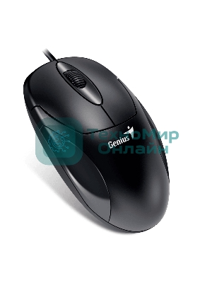 Мышь проводная Genius XScroll V3 черный, 1000 dpi, USB, кнопки - 3
