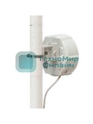 Наружная точка доступа MikroTik RBSXTG-5HPacD-SA RouterBOARD SXTG with Dual Chain 802.11ac, 13dBi 90 deg 5GHz antenna, 720MHz CPU, 128MB RAM, Gigabit Ethernet, USB, POE, PSU, pole mount, RouterOS L4