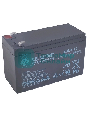 Батарея для ИБП B.B.Battery HR 9-12 (12V 9Ah)