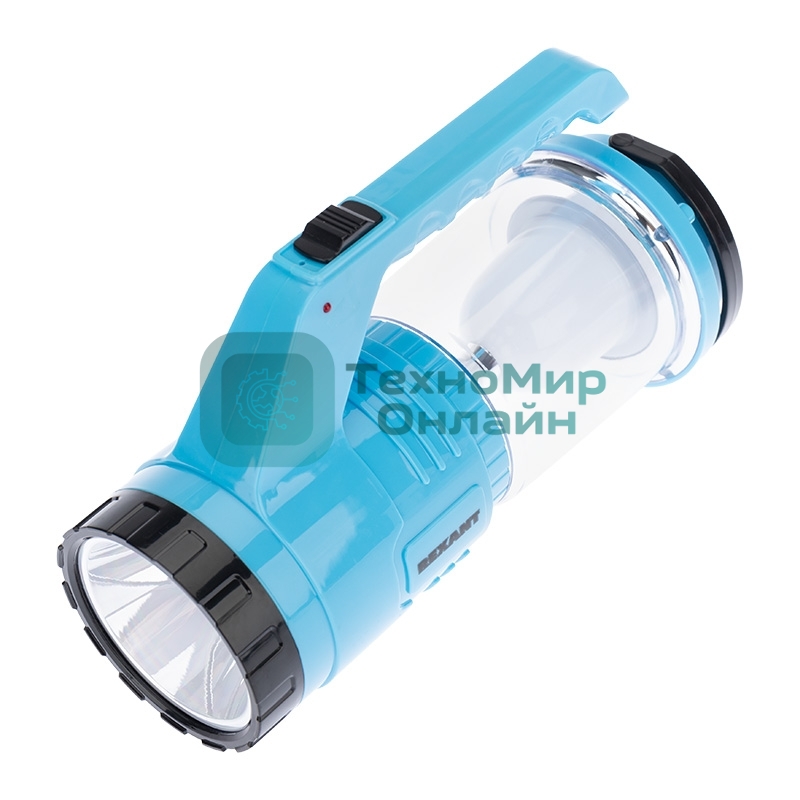 Фонарь Rexant туристический/поисковый/кемпинговый с Powerbank, аккумулятор, головной + боковой свет, солнечная батарея. Индикатор зарядки