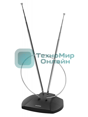 Антенна телевизионная Hyundai H-TAI120 3дБ пассивная черный