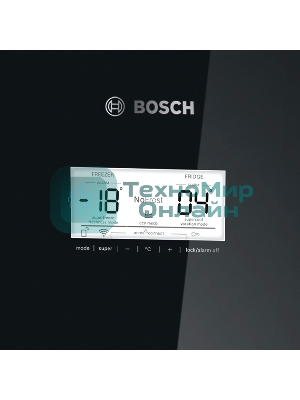 Холодильник Bosch KGN49LB30U черный двухкамерный 330/105л морозилка снизу, No Frost