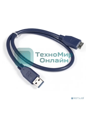 Кабель USB 3.0 ExeGate EX-CC-USB3-AMmicroBM9P-1.0 (Am/microBm 9P, 1м)