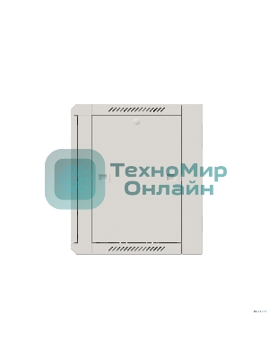 Шкаф коммутационный NTSS Премиум (NTSS-W12U6045GS-2) настенный 12U 600x450 мм пер. дв. стекл 60 кг серый IP20 сталь