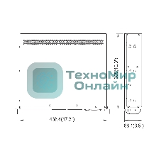 Серверный корпус Ablecom 2U chassis; ATX, Micro-ATX, Mini-ITX MBs; 2 x 3.5''hs + 2 x 3.5'' internal + 1 x 2.5'' internal; flex ATX 500W; no rails