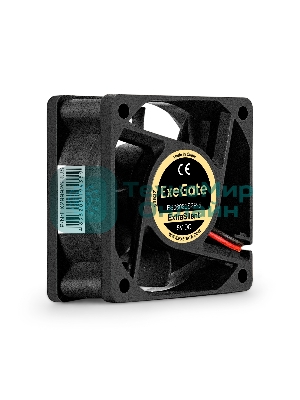 Вентилятор 5В DC ExeGate ExtraSilent ES06025S2P-5 (60x60x25 мм, Sleeve bearing (подшипник скольжения), 2pin, 2300RPM, 18dBA)