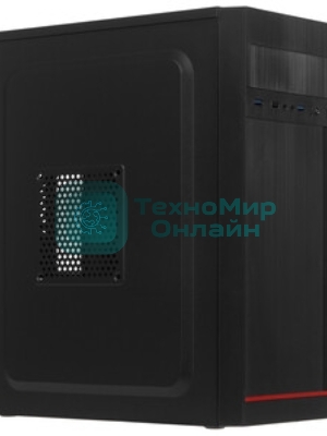 Компьютерный корпус Miditower ExeGate EX290190RUS AA-442U2-AA500 (ATX, AA500 8 см, 1хUSB+2хUSB 3.0, аудио, черный)