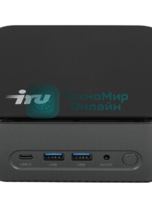 Неттоп IRU Planio 110ALCN slim N100 (1.44) 8Gb SSD256Gb UHDG без ОС GbitEth WiFi BT 30W черный (RUS) (2163802)