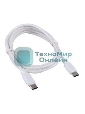 Кабель USB2.0 Cablexpert CC-USB2-AMCM-66W-1.8M-W, AM/Type-C, 6A, 66Вт, QC3.0, 1.8м, медь, белый, пакет