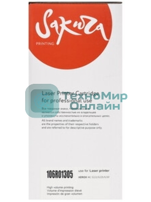 Картридж лазерный Sakura 106R01305 для Xerox WorkCentre 5225/5230,черный, 30000 к.