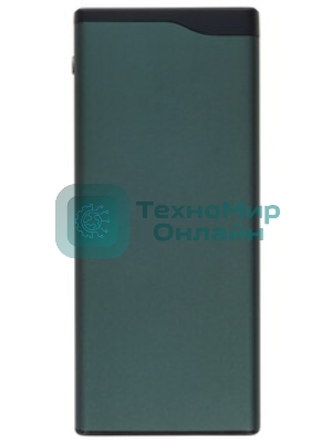 Портативный аккумулятор OLMIO QS-30, 30000mAh, 22.5W, QuickCharge3.0/PowerDelivery, LCD, темно-зеленый