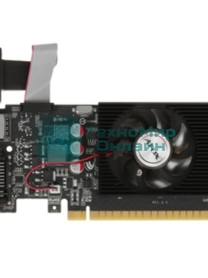 Видеокарта AFOX GT610 1Gb LP DDR3 64BIT DVI HDMI VGA SINGLE FAN RTL