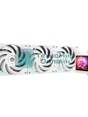 Система жидкостного охлаждения Thermalright Elite Vision 360 (360mm, LED, White, ARGB/Fans: 3x120mm, 69CFM, 27dBA, 2150RPM/Pump height 63mm, Rad thickness 27mm/S: 1700, 1200, 1851, 115X, 2011, 2066, AM5, AM4)
