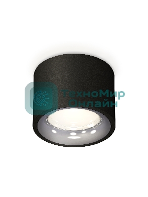Светильник Ambrella Light XS7511022 SBK/PSL черный песок/серебро полированное MR16 GU5.3 (C7511, N7012)