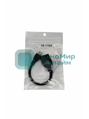 Кабель USB Rexant OTG micro USB на USB шнур 0.15 м черный