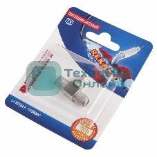 Переходник антенный Rexant 3-гнезда F, тройник, (1 шт.)