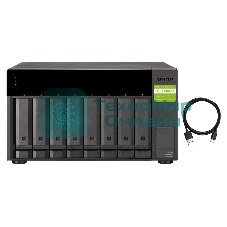 Полка расширения сетевого хранилища без дисков SMB QNAP TL-D800C USB 3.2 Gen 2 Type-C JBOD storage enclosure, 8-tray 3,5