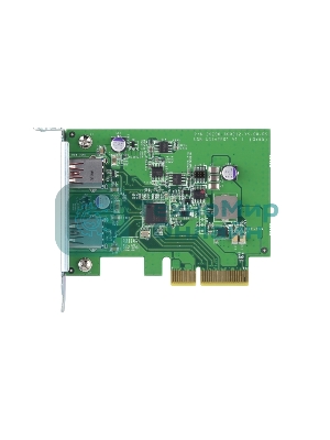 Карта расширения QNAP QXP-10G2U3A USB Dual Port Adapter, 2 x 10Gb/s USB 3.2 Gen 2, PCIe Gen3 x2