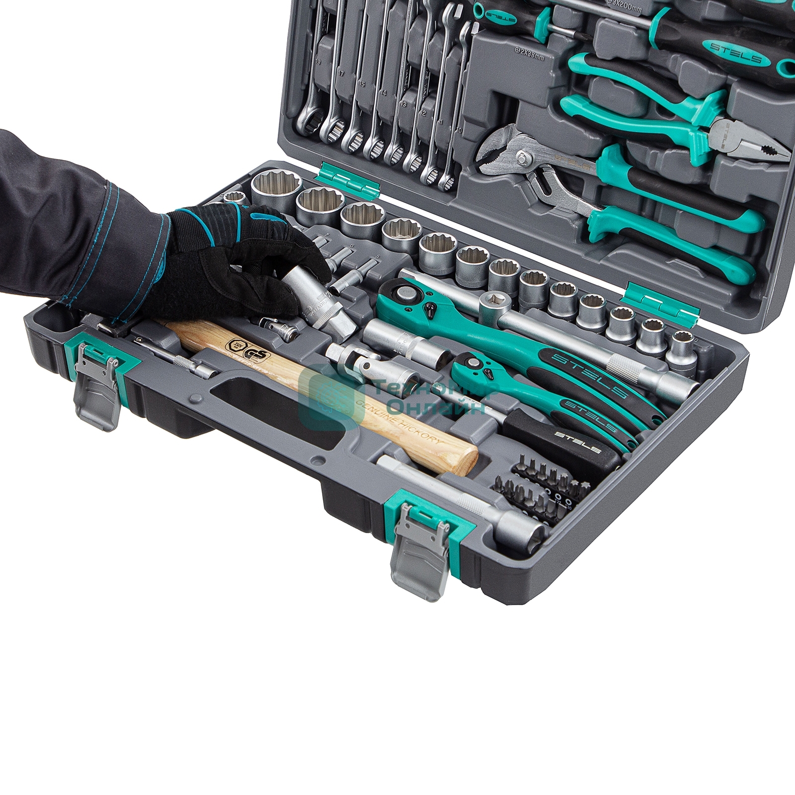 Набор инструментов Stels 14116 76 предметов 12 гранные головки