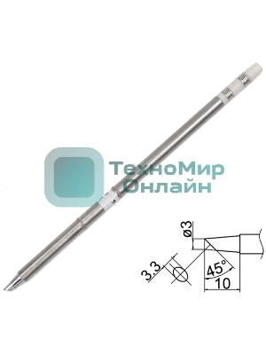 Жало для индукционных паяльников Baku T12-BC3