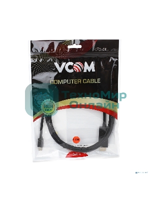 Кабель-переходник Mini DP M to HDMI M 1,5 м VCOM (CG695)