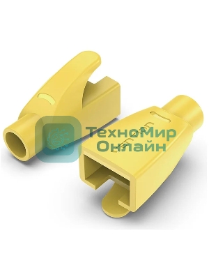 Колпачки изолирующие Vention IODY0-50 для разъемов RJ-45 (50 шт.) - Желтый