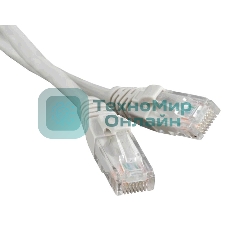 Кабель Патч-корд LANMASTER FTP TWT-45-45-0.5/S6-GY вилка RJ-45-вилка RJ-45 Cat.6 0.5м серый ПВХ (уп.:1шт)