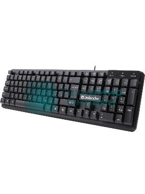 Клавиатура проводная Defender Symbol HB-559 RU USB черный
