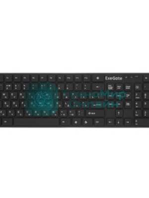Комплект клавиатура+мышь ExeGate Professional Standard Combo MK260 беспроводной, USB, 1200 DPI, чёрный