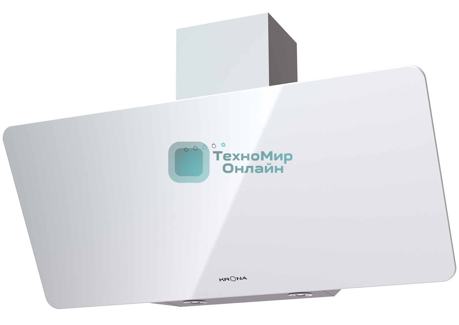 Вытяжка наклонная KRONA Liora 900 S белый, 90 см, 780 куб. м/ч, 52 дБ