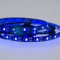 Лента светодиодная с USB коннектором 5 В, 8 мм, IP65, SMD 2835, 60 LED/m, цвет свечения синий