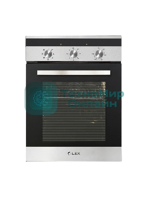 Духовой шкаф LEX EDM 4570 IX55 л, таймер, 7 функций, встраиваемый