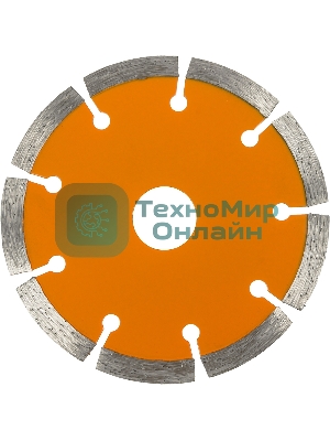 Диск алмазный отрезной сегментный 115х22,2 мм,сухая резка