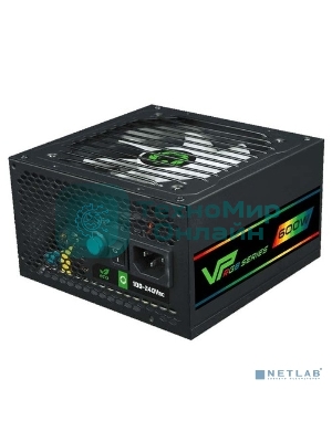 Блок питания GameMax VP-600-RGb, 600Вт, 80 PLUS Bronze, 120мм, черный
