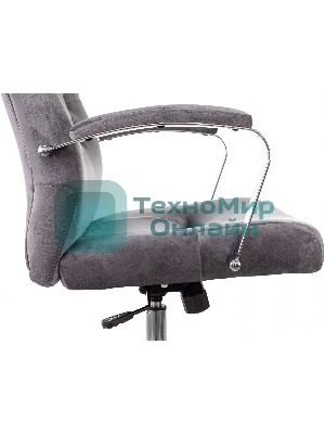 Кресло Бюрократ T-9928SL Fabric Italia 26 серый, ткань