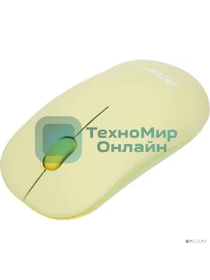 Мышь беспроводная Acer OMR205 зеленый/желтый, 1200 dpi, радиоканал, USB, кнопки - 3