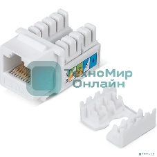 Модуль универсальный Cabeus, keystone, 1хRJ45, Toolless, кат. 6, неэкр., белый